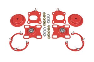 Ford Mustang Caster Camber Plates - Front - BMR Suspension - WAK751 - Red - `05-`10